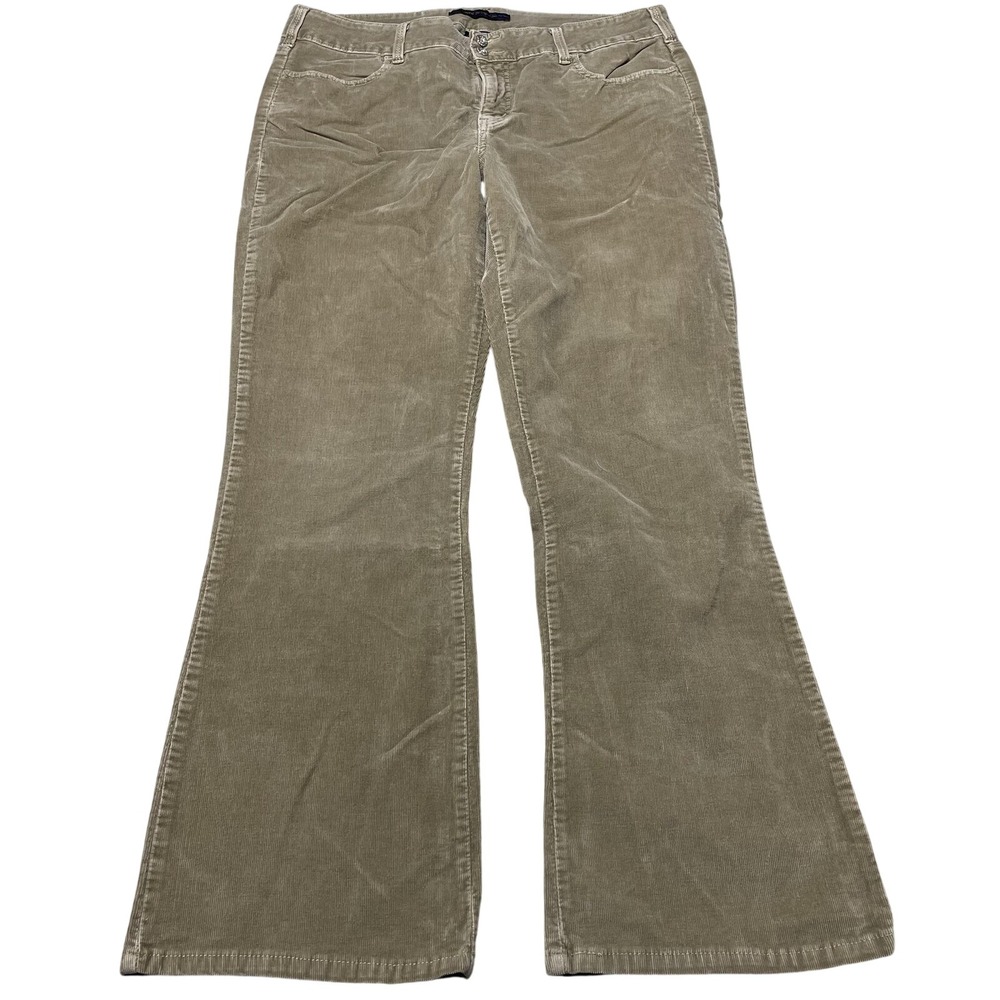 Levis Jeans Womens 16 Brown Corduroy 526 Slender Boot Cut Stretch Pants
